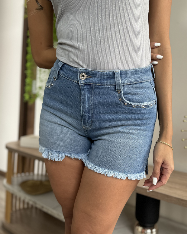 SHORT JEANS CORTO FLECOS