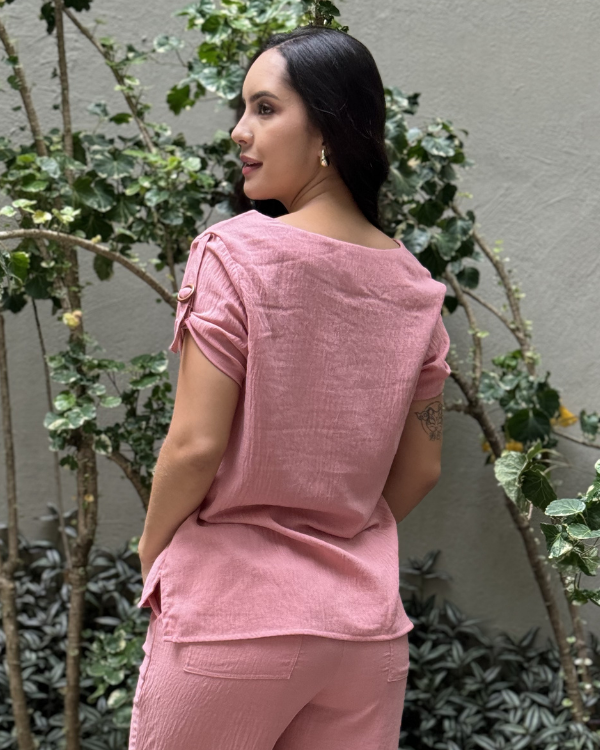 BLUSA M/C CHARRETERA