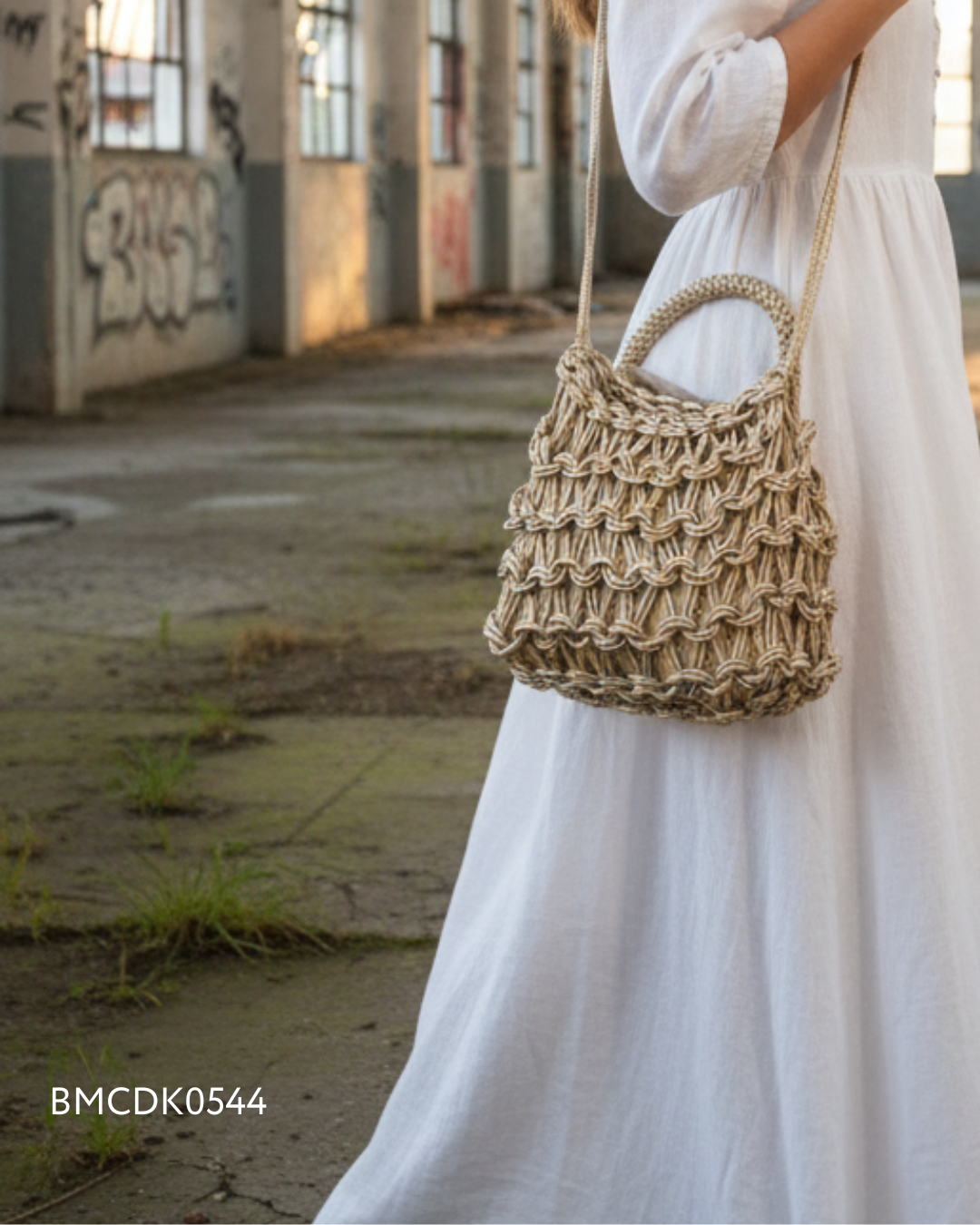 BOLSO ENTRALAZADO METALIZADO